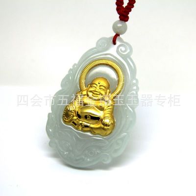 五福臨門，金玉滿堂 探秘翡翠珠寶中的金鑲玉觀音佛吊墜